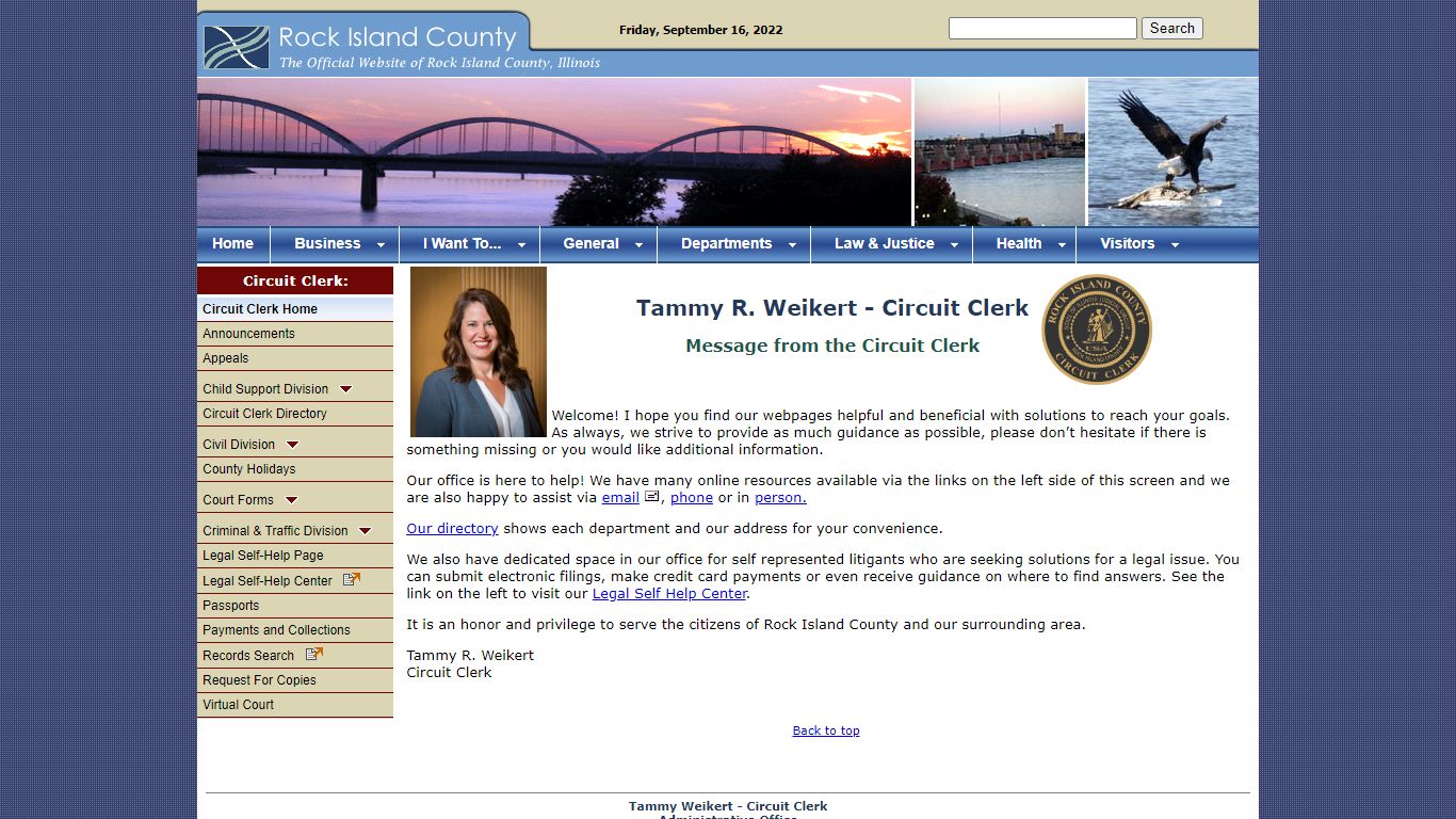 Rock Island County Circuit Clerk - Home Page